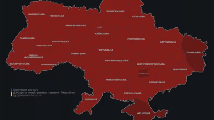 Карта тривог зараз: Що робити під час повітряної тривоги в Україні